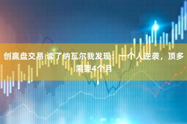 创赢盘交易 读了纳瓦尔我发现：一个人逆袭，顶多需要4个月
