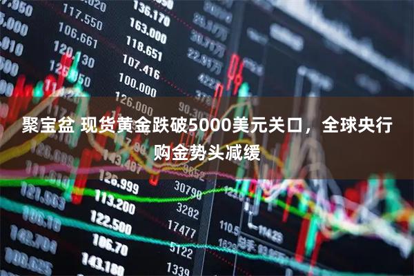 聚宝盆 现货黄金跌破5000美元关口，全球央行购金势头减缓
