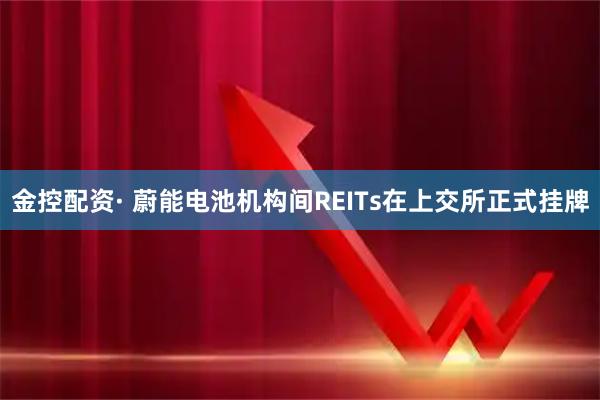 金控配资· 蔚能电池机构间REITs在上交所正式挂牌