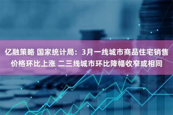 亿融策略 国家统计局：3月一线城市商品住宅销售价格环比上涨 二三线城市环比降幅收窄或相同