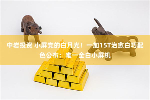 中岩投资 小屏党的白月光！一加15T治愈白巧配色公布：唯一全白小屏机